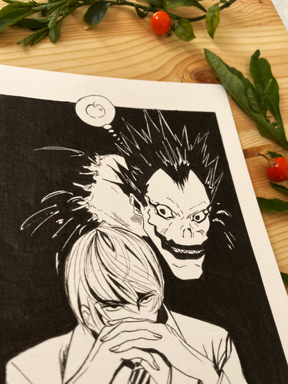 Light et Ryuk - Death note (A5)