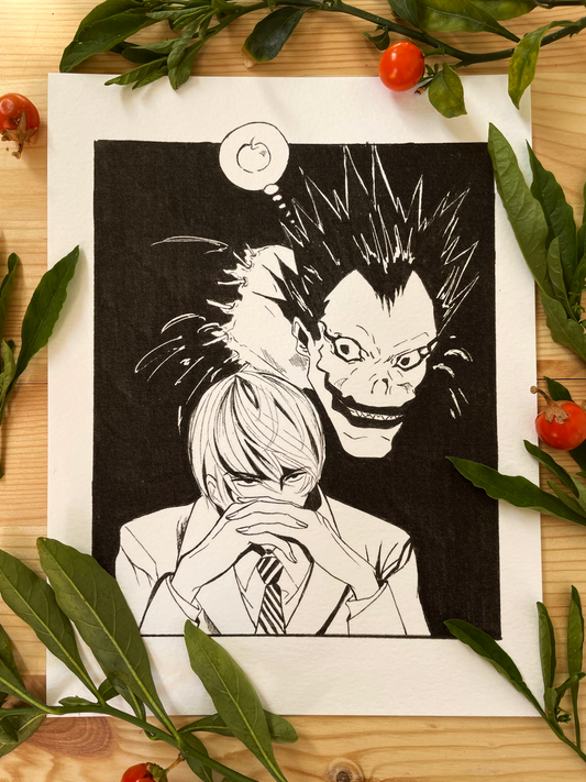 Light et Ryuk - Death note (A5)